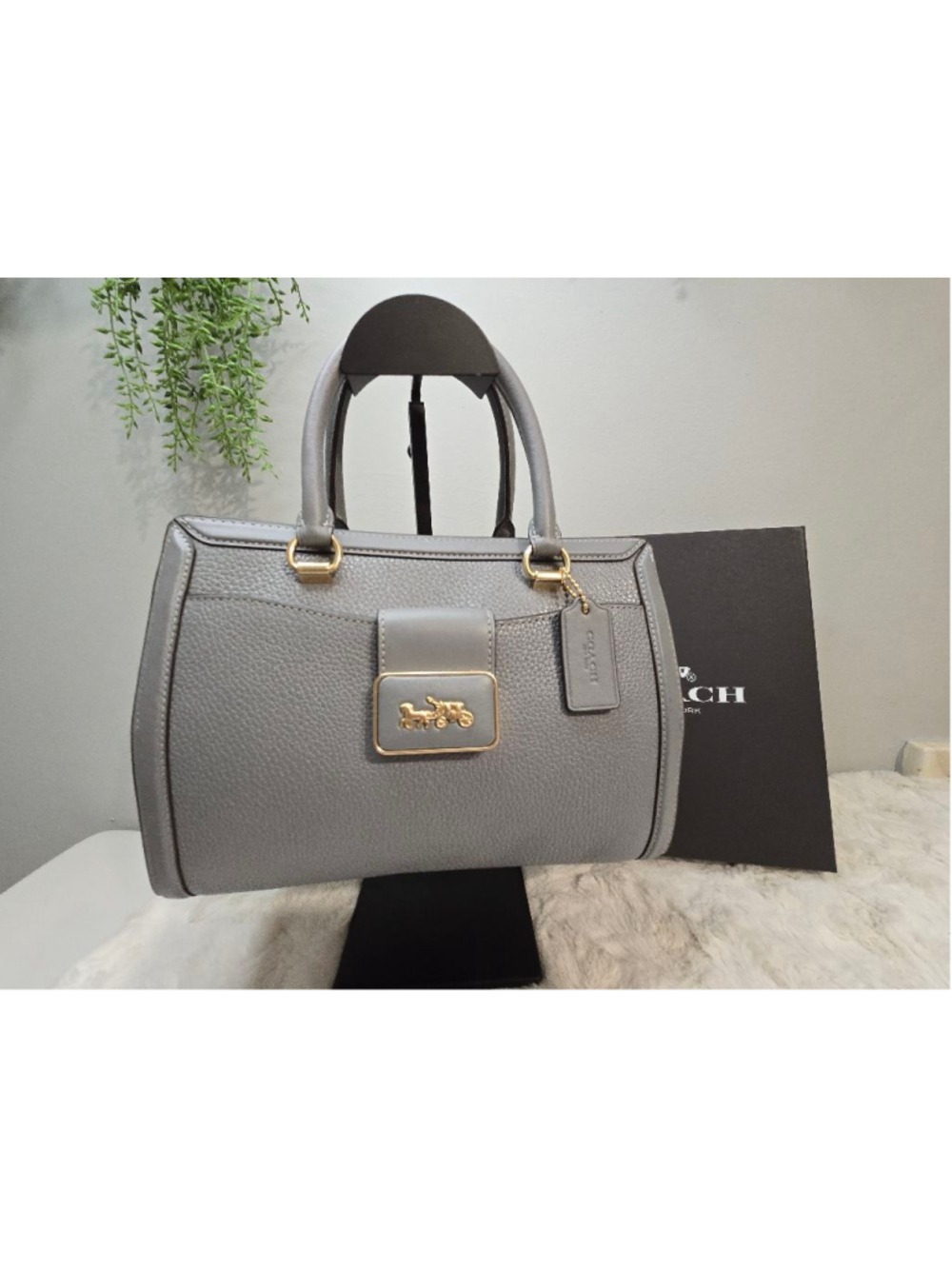 NWOT Coach Grace Carryall in Gold/Granite